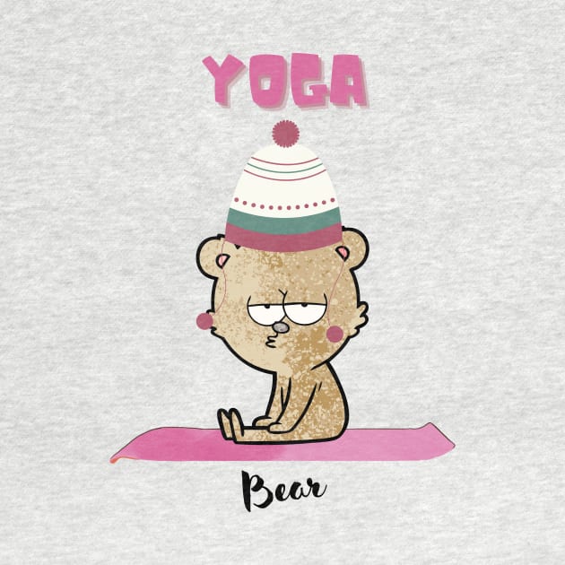 Yoga bear by JLBCreations